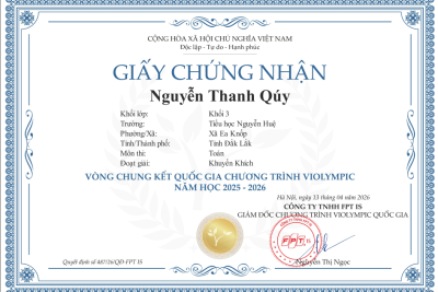 KẾT QUẢ VIOLYMPIC QUỐC GIA