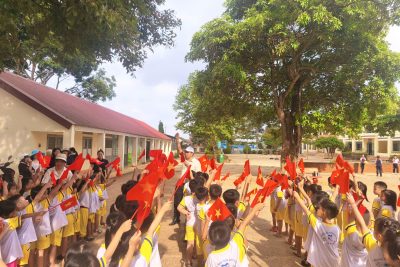 Chào mừng các bạn nhỏ lớp Lá đến tham quan, trải nghiệm